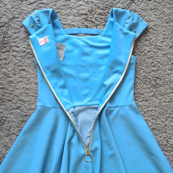 NWT Zoe LTD Juniors / Girls Blue Dress - Picture 6 of 10